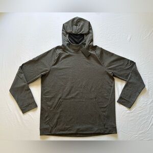 NWT-UNRL Men's Hooded Pullover Sweatshirt in Dark Charcoal